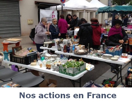 Nos actions en France